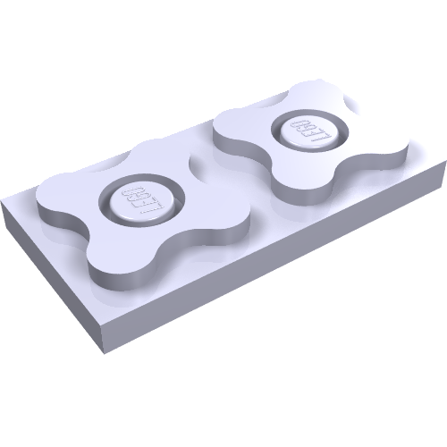 Scala, Plate 2 × 4 Light Violet