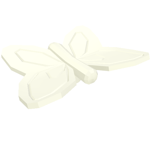 Belville / Scala, Insect, Butterfly White