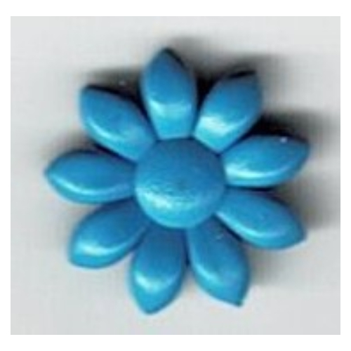 Belville / Scala, Plant Flower with 9 Petals Type 2 Mittelblau