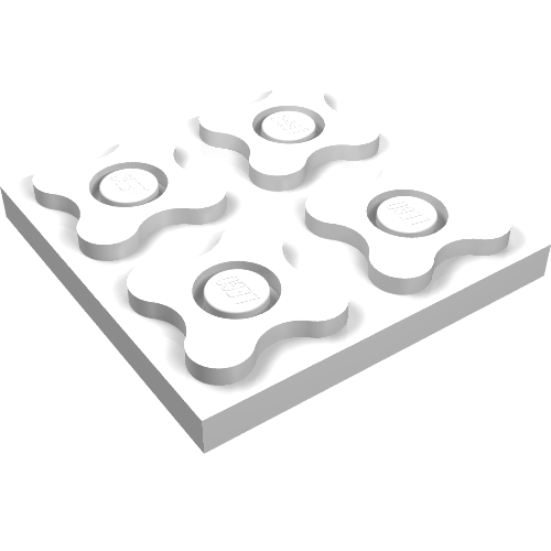 Scala, Plate 4 × 4 White