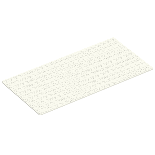 Scala, Baseplate 44 × 22 × 1/3 without holes Weiß