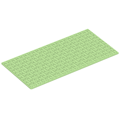 Scala, Baseplate 44 × 22 × 1/3 without holes Medium Green