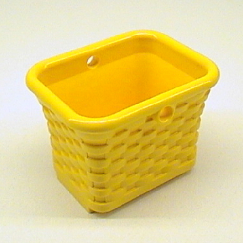 Scala, Container / Basket, Wicker Gelb