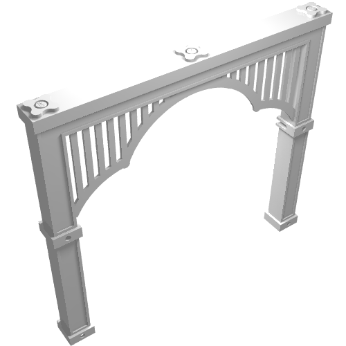 Scala, Building, Arch 22 × 2 × 16 1/3 Weiß