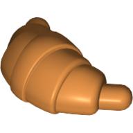 Food Croissant - Rounded Ends Earth Orange