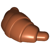 Food Croissant - Rounded Ends Dark Orange