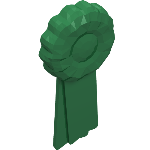 Belville / Scala, Equipment Award Ribbon Grün