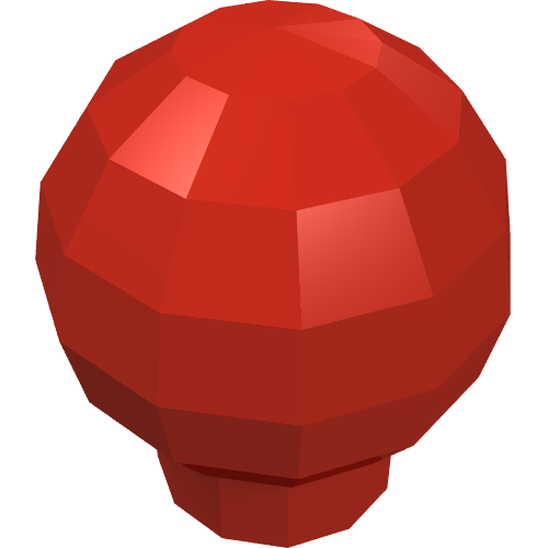Decoration Ball / Orb / Sphere [Scala Finial] Rot