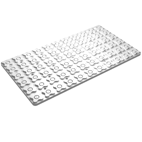 Scala, Baseplate 12 × 22 White