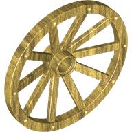 Wheel Wagon Huge (43mm D.) Perlgold