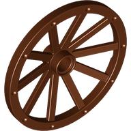 Wheel Wagon Huge (43mm D.) Rotbraun
