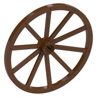 Wheel Wagon Giant (56mm D., 7 studs Dia.) Rotbraun