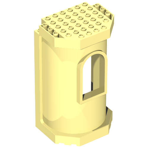 Belville Wall 6 × 8 × 12 - Tower with Window
