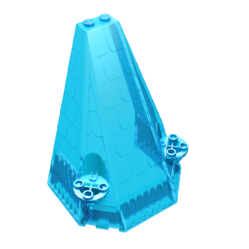 Roof / Tower 6 × 8 × 9 Trans-Light Blue