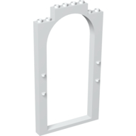 Door Frame Arched 1 × 8 × 12 Weiß