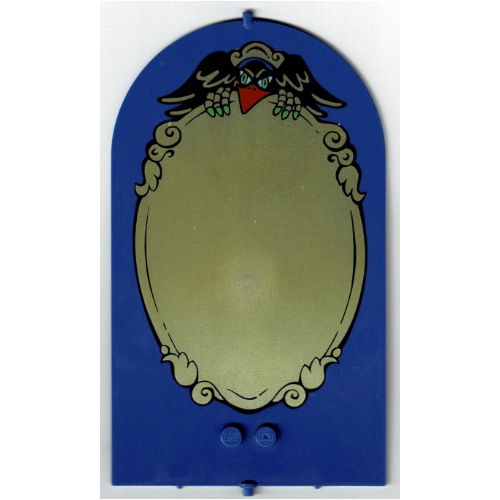 Belville, Wall, Door 1 × 10 × 12 Arched Swivel with Mirror Print Violet