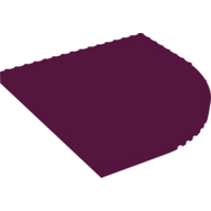 Brick Round Corner 16 × 16 Dark Pink