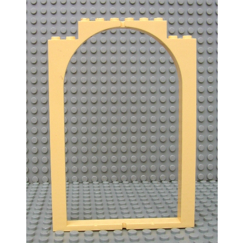 Belville, Door Frame Arched Swivel 1 × 10 × 12 Light Yellow