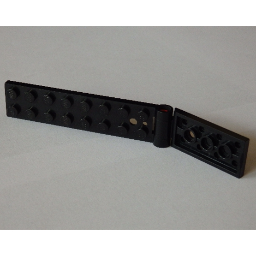 Scharnier Platte 2 × 9 mit 2 Löcher Schwarz