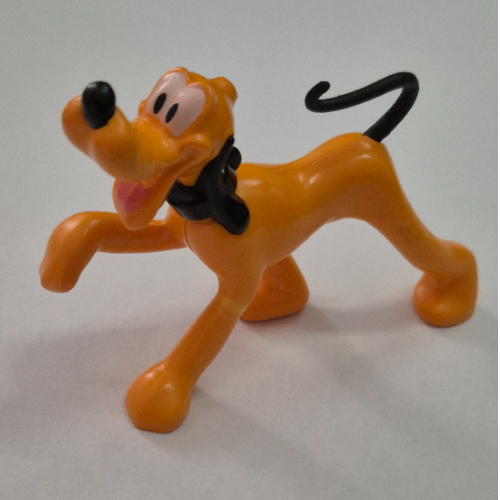 Pluto with Raised Front Paw Medium Orange