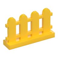 Picket Fence 1 × 4 × 2 Yellow