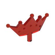 Headwear Accessory Crown / Tiara Trans-Red