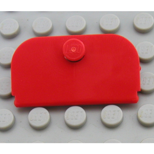 Mailbox Door 4 × 4 [Plain] in Red