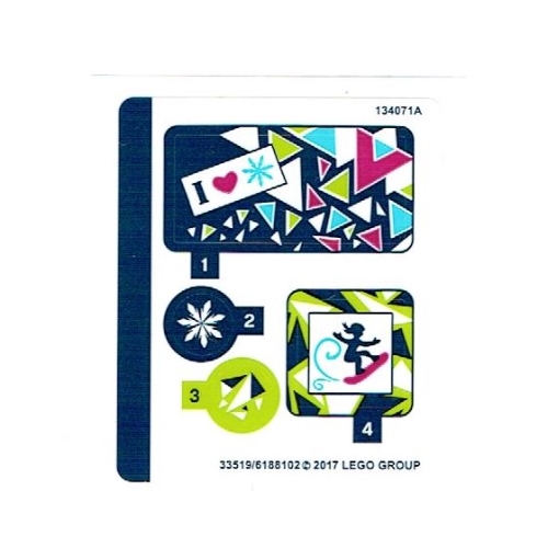 Sticker Sheet for Set 41321-1 [No Color/Any Color]