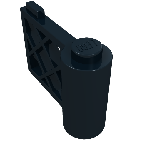 Fence Gate 1 × 3 × 2 Schwarz