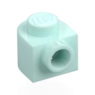 Plate Special 1 × 1 × 2/3 Half Round with Side Stud Light Aqua