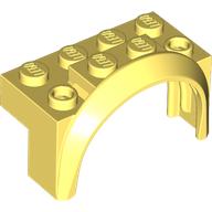 Wheel Arch, Mudguard 4 × 2 × 2 1/2 Bright Light Yellow