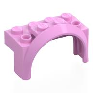 Wheel Arch, Mudguard 4 × 2 × 2 1/2 Bright Pink