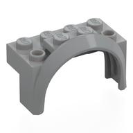 Wheel Arch, Mudguard 4 × 2 × 2 1/2 Light Bluish Gray