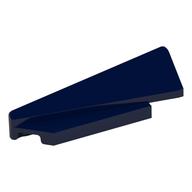 Brick Wedged, Sloped 1 × 5 × 1 1/3 Left Dark Blue
