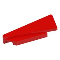 Brick Wedged, Sloped 1 × 5 × 1 1/3 Left Red