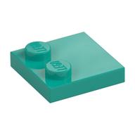 Plate Special 2 × 2 with Only 2 studs Dunkeltürkis