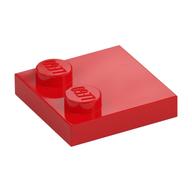 Plate Special 2 × 2 with Only 2 studs Red