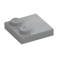 Plate Special 2 × 2 with Only 2 studs Light Bluish Gray
