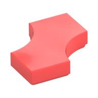 Tile Special 2 × 2 with 2 Quarter Round Cutouts Coral