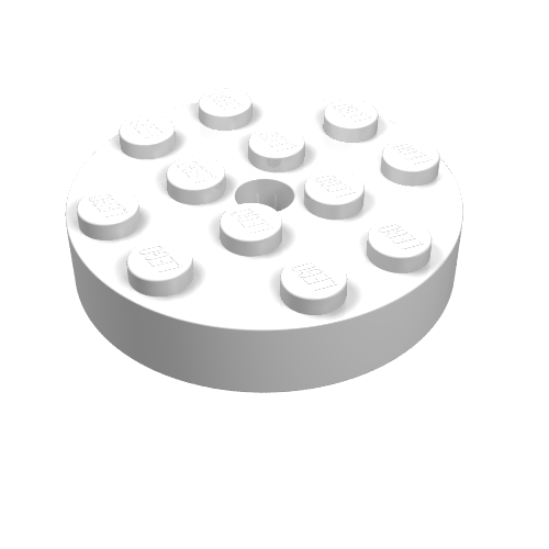 Turntable 4 × 4 Top White
