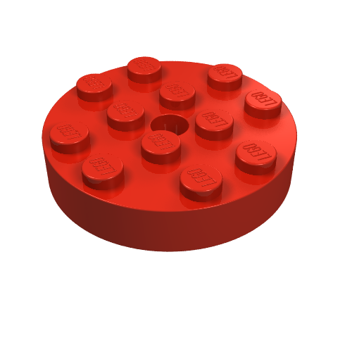 Turntable 4 × 4 Top Red