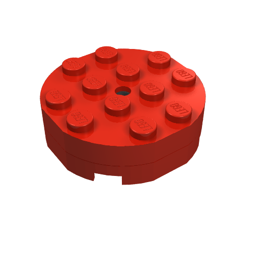 Turntable 4 × 4 - Old Type Complete - Faceted Rot