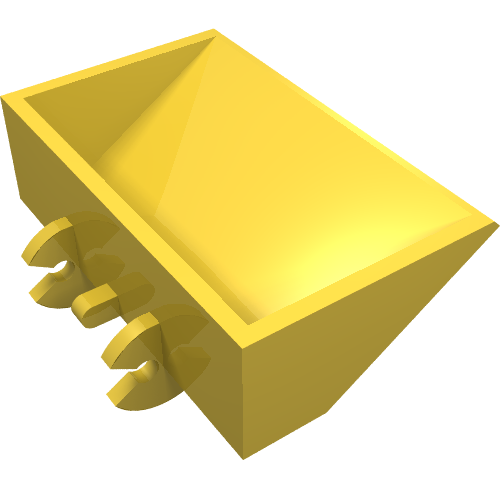 Construction Vehicle Bucket Smooth 3 × 5 × 1 & 1/3