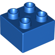 Duplo Brick 2 × 2 Blue