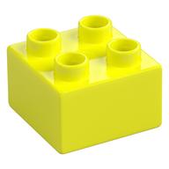 Duplo Brick 2 × 2 Vibrant Yellow