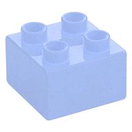 Duplo Stein 2 × 2 Mittelblauviolett
