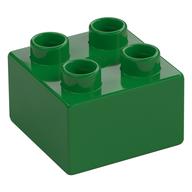 Duplo Brick 2 × 2 Green