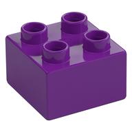 Duplo Brick 2 × 2 Purple