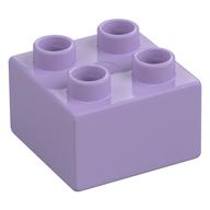 Duplo Brick 2 × 2 Lavender