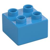 Duplo Brick 2 × 2 Dark Azure